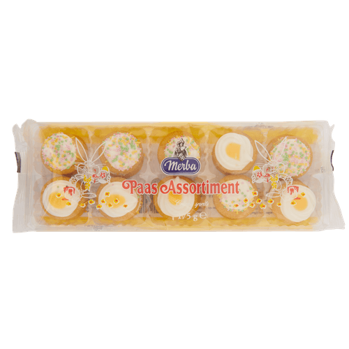 Foto van Merba Paasassortiment op witte achtergrond