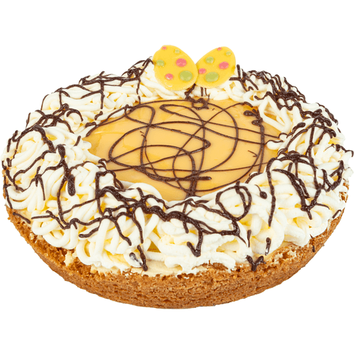 Foto van DekaVers Maand taartje advocaat op witte achtergrond