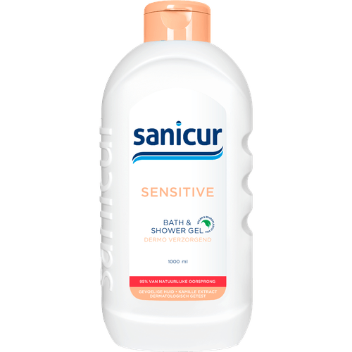 Foto van Sanicur Bad & douche sensitive op witte achtergrond