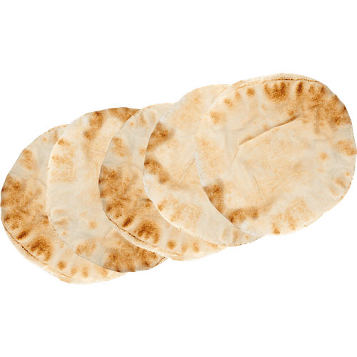 Foto van Libanese wraps op witte achtergrond