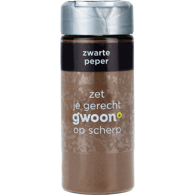 G'woon Peper zwart