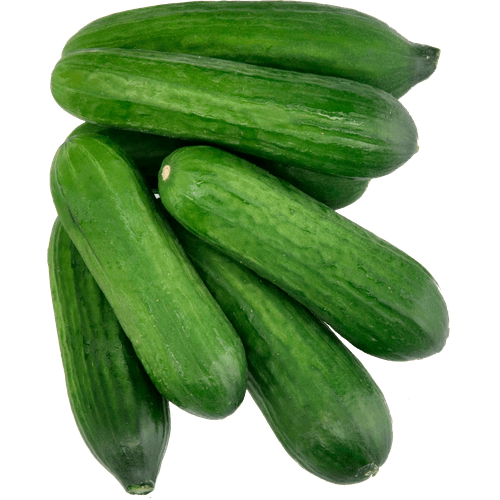 Foto van Snoep komkommer op witte achtergrond