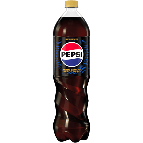 Foto van Pepsi Cola max caffeine vrij op witte achtergrond