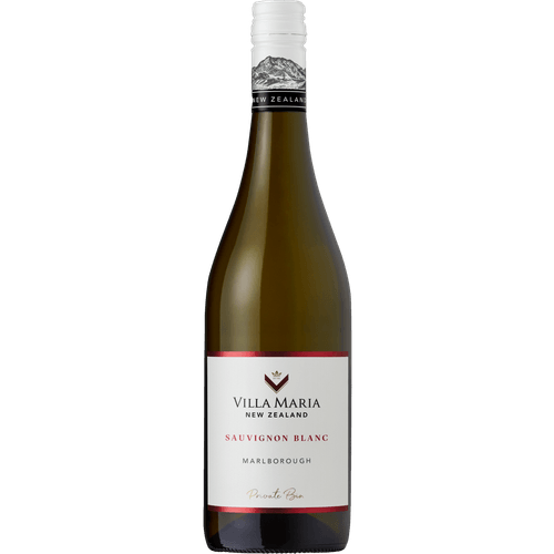 Foto van Villa Maria Sauvignon blanc op witte achtergrond