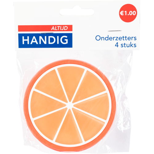 Foto van Altijd handig Onderzetter op witte achtergrond