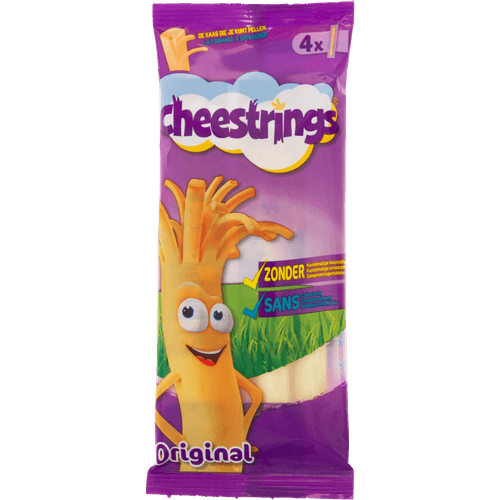 Foto van Cheestrings original 4 stuks op witte achtergrond