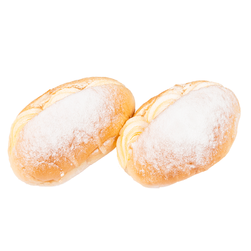 Foto van Roombroodjes op witte achtergrond