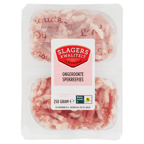 Foto van Slagerskwaliteit Zuurkoolreepjes op witte achtergrond