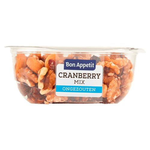 Foto van Bon Appetit Cranberry mix op witte achtergrond