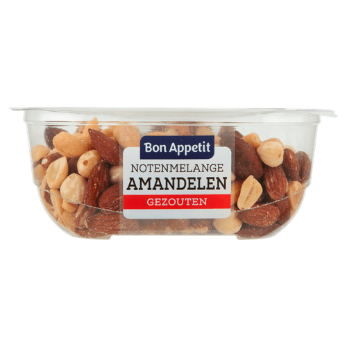 Foto van Bon Appetit Notenmelange amandel gezouten op witte achtergrond