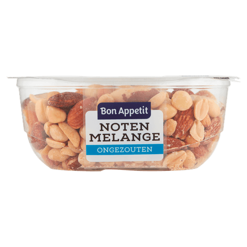 Foto van Bon Appetit Notenmelange ongezouten op witte achtergrond