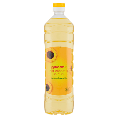 G'woon Zonnebloemolie - 1 liter