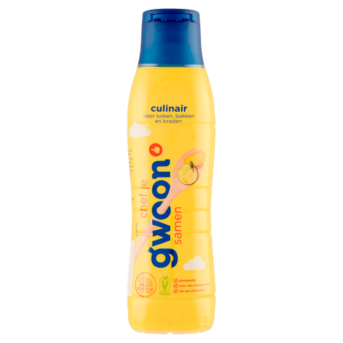 Foto van G'woon Culinair vloeibaar op witte achtergrond