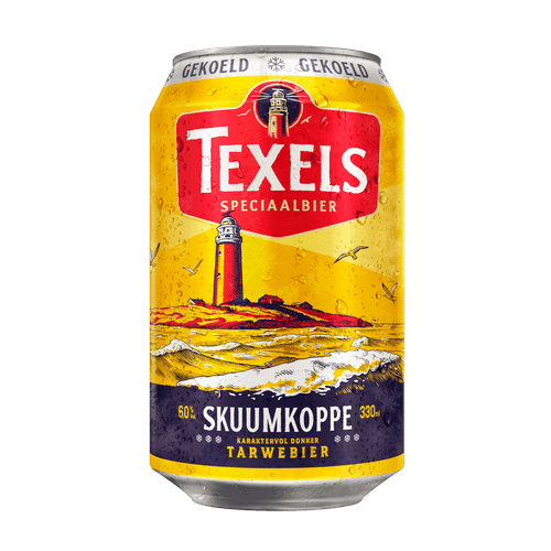 Foto van Texels Skuumkoppe gekoeld op witte achtergrond