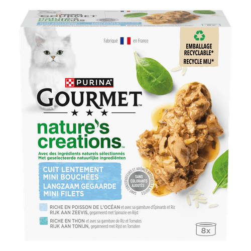 Foto van Gourmet Natures creations mini filets 8 stuks op witte achtergrond