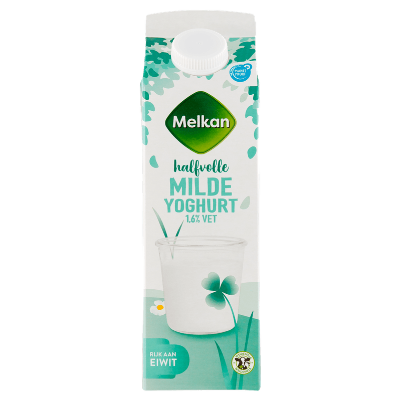 Melkan Milde yoghurt halfvol
