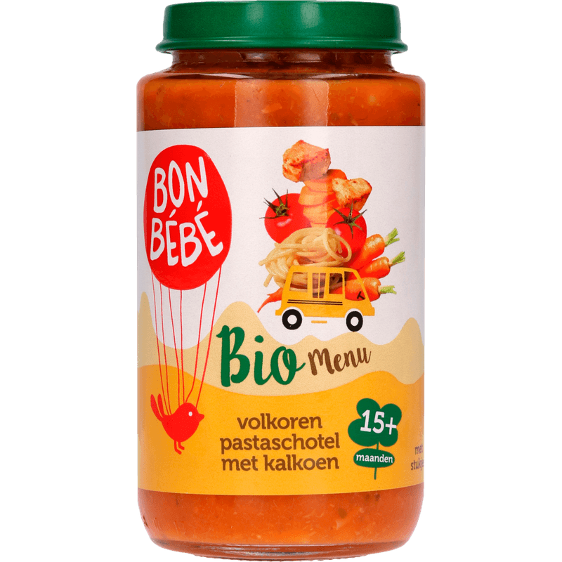 Bonbébé Biomenu m1511 pastaschotel met kalkoen
