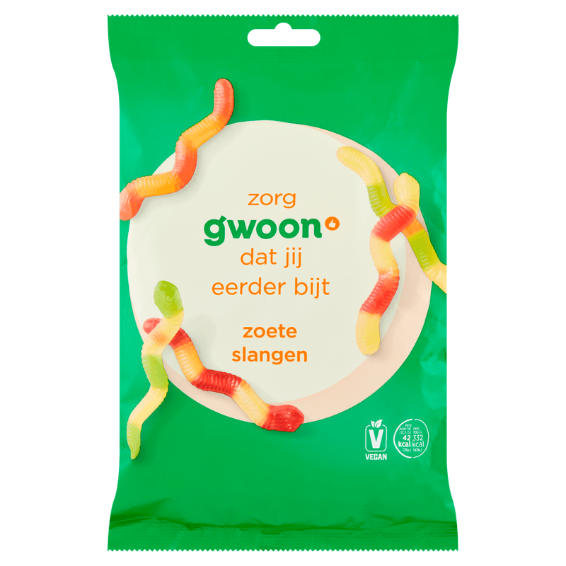 G'woon Winegums zoete slangen