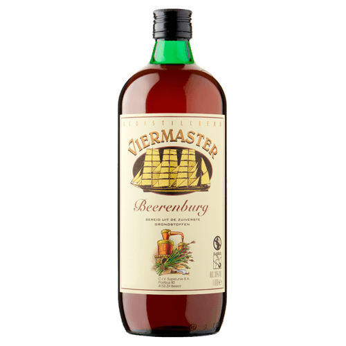 Foto van Viermaster Beerenburg op witte achtergrond