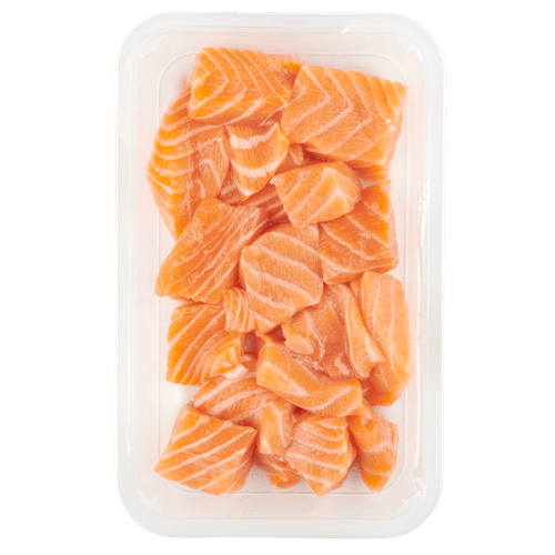 Foto van Hoogland Zalmpuntjes op witte achtergrond