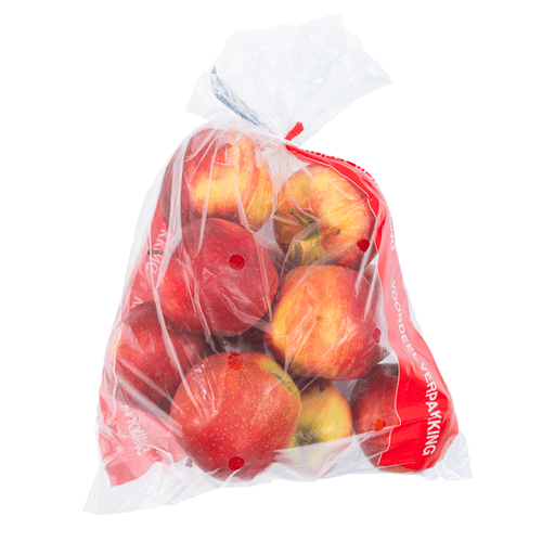 Foto van Voordeel appelen op witte achtergrond