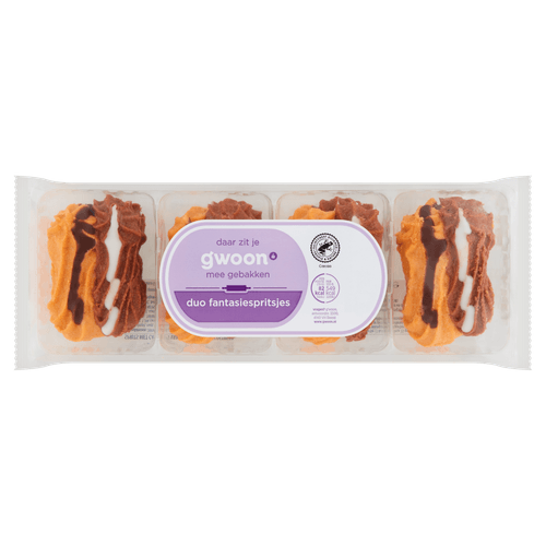 Foto van G'woon Duo fantasiesprits op witte achtergrond