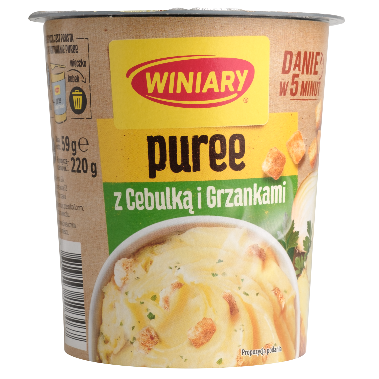 Winiary Danie ziemniaki gerechten van aardappelen