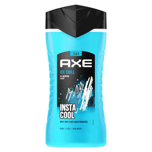Foto van AXE Douchegel ice chill mint-lemon op witte achtergrond