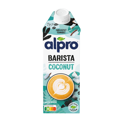 Foto van Alpro Barista kokos op witte achtergrond