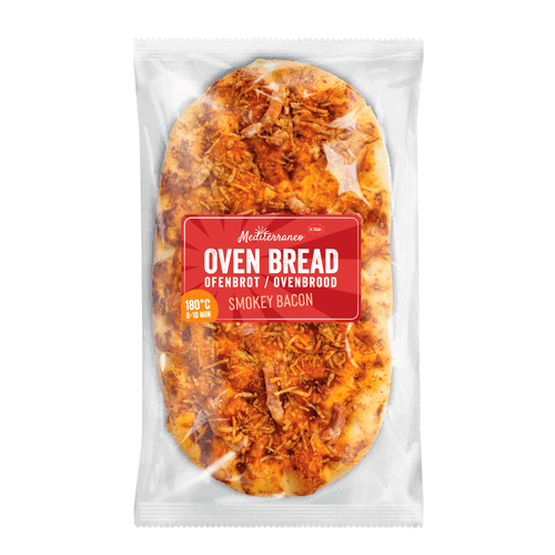 Foto van Boboli Ovenbrood smokey bacon op witte achtergrond