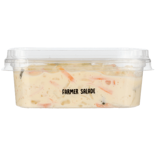 Foto van 1 de Beste Farmersalade op witte achtergrond