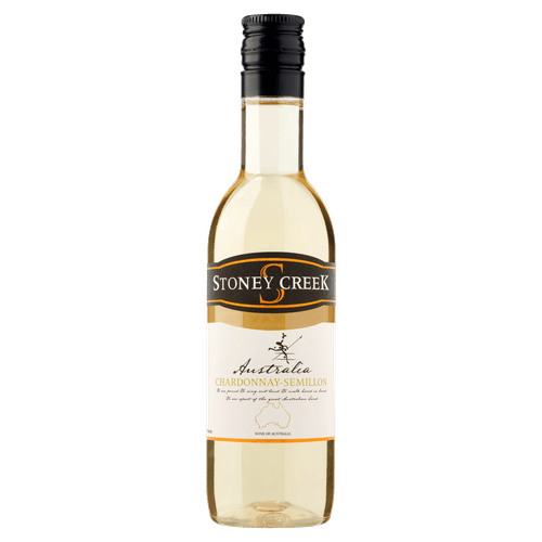 Foto van Stoney Creek Chardonnay semillon op witte achtergrond