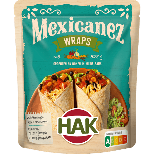 Foto van Hak Mexicanez wraps op witte achtergrond