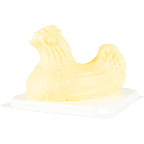 Foto van Roomboter paaskip op witte achtergrond