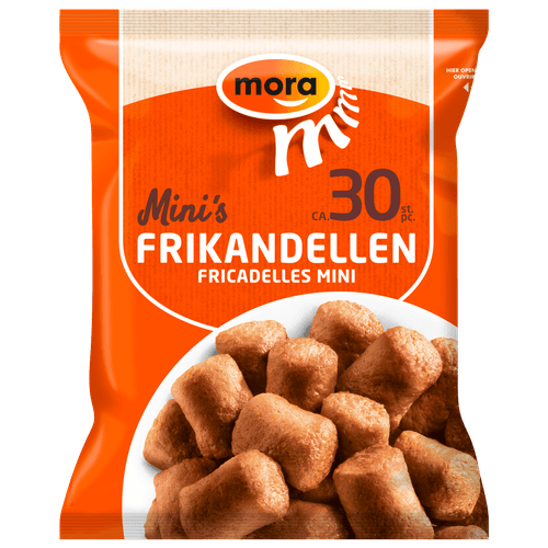 Foto van Mora Mini's frikandellen 30 stuks op witte achtergrond