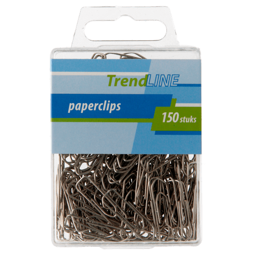 Foto van Trendline Paperclips 150st op witte achtergrond