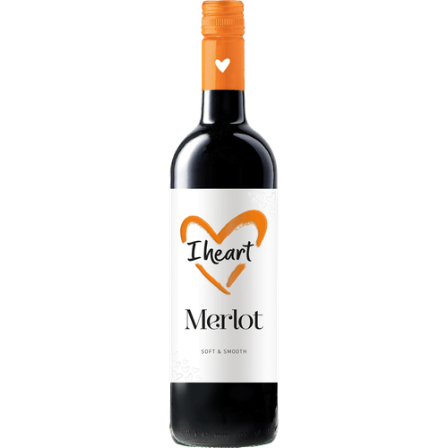 Foto van I Heart Merlot op witte achtergrond
