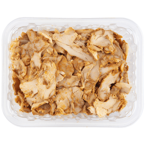 Foto van DekaVers Kipkebab op witte achtergrond