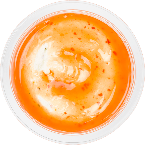 Foto van DekaMarkt Chili mascarpone dip op witte achtergrond