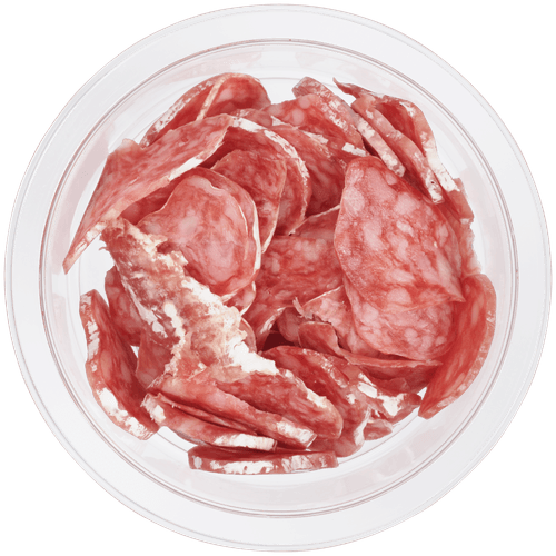 Foto van DekaMarkt Fuet op witte achtergrond