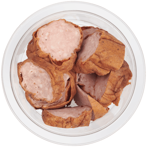 Foto van DekaMarkt Grillworst op witte achtergrond