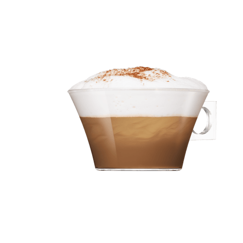 Foto van Nescafé Dolce gusto cappuccino op witte achtergrond