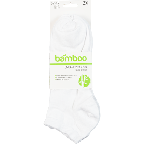 Foto van Non food Bamboo sneakersocks op witte achtergrond