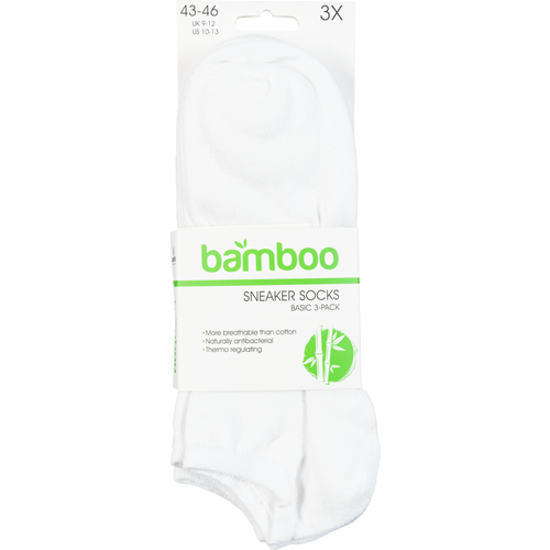 Foto van Non food Bamboo sneakersocks op witte achtergrond