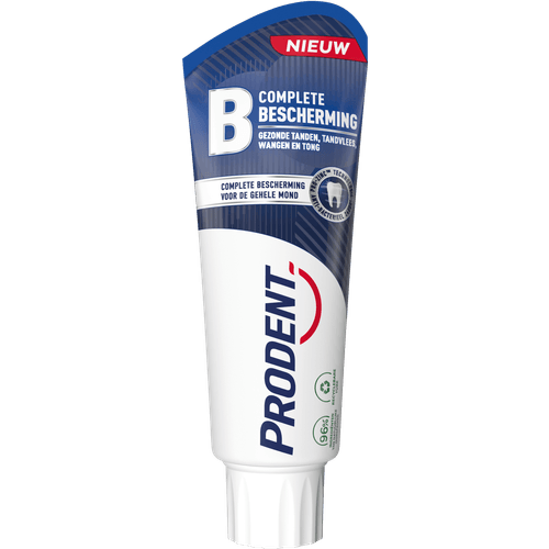 Foto van Prodent Tandpasta complete prevention op witte achtergrond