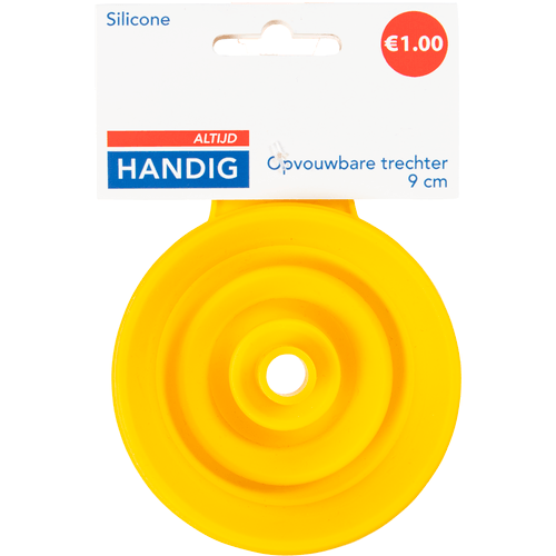 Foto van Altijd handig Opvouwbare trechter op witte achtergrond