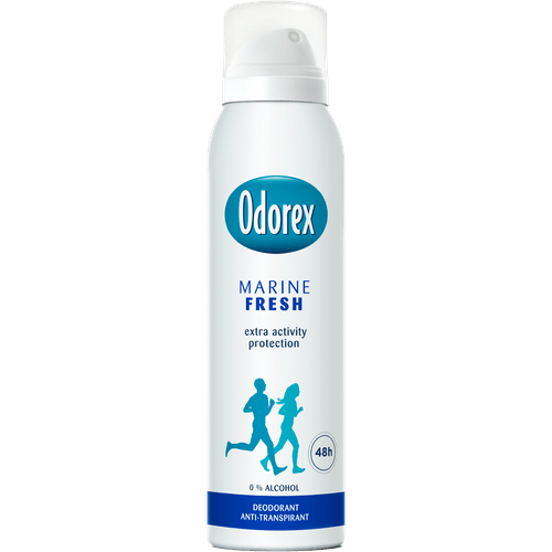 Foto van Odorex Deospray marine fresh op witte achtergrond