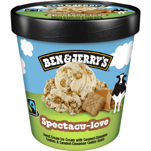 Foto van Ben & Jerry's Spectacu-love op witte achtergrond