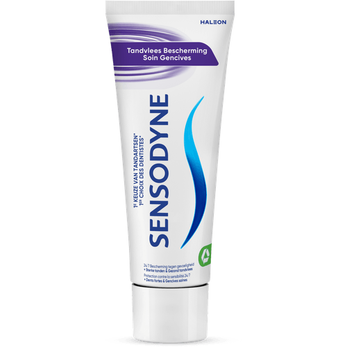 Foto van Sensodyne Tandpasta tandvlees bescherming op witte achtergrond