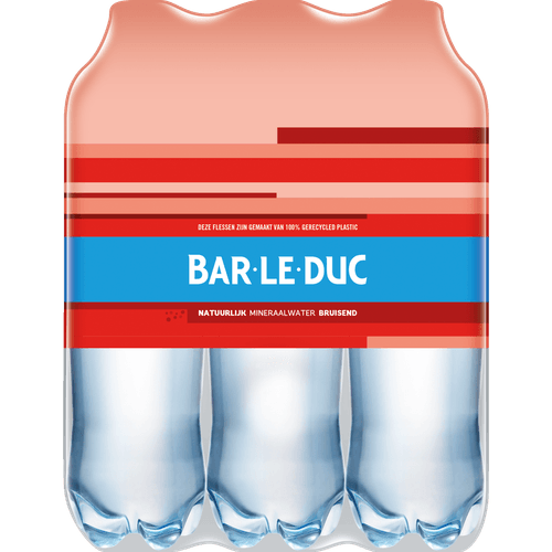 Foto van Bar le Duc Mineraalwater koolzuurhoudend 6x 1.5l op witte achtergrond
